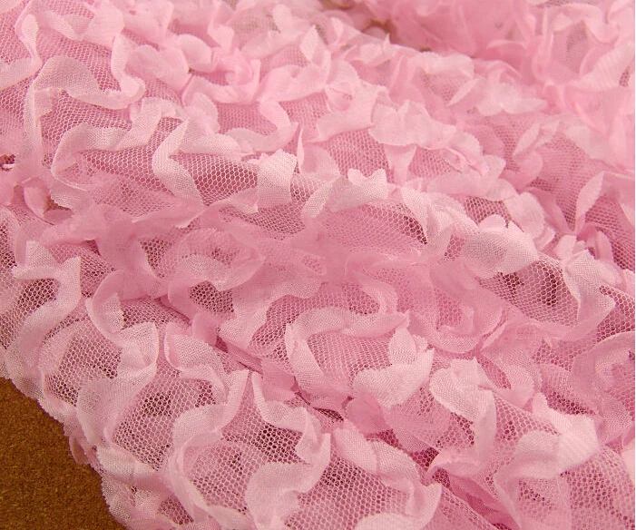 1 meter 135cm 53.14" width pink 3D flowers mesh embroidered fabric for dance wedding dress childrenwear MM228
1 meter 135cm 53.14" width pink 3D flowers mesh embroidered fabric for dance wedding dress childrenwear MM228
