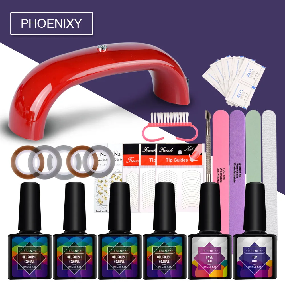 4pcs Gel Polish Nail Art Set NailMini Dryer Lamp Nail Polish Semipermanent Soak Off Manicure Gel Kit For Nail Extension Set
4pcs Gel Polish Nail Art Set NailMini Dryer Lamp Nail Polish Semipermanent Soak Off Manicure Gel Kit For Nail Extension Set