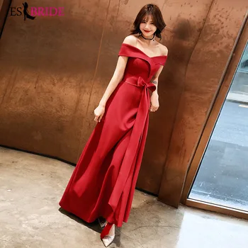 Red Elegant Evening Dresses Fashion Boat-neck Evening Gowns for Women Evening Dress Party Princess Long Formal Dress ES2575
Red Elegant Evening Dresses Fashion Boat-neck Evening Gowns for Women Evening Dress Party Princess Long Formal Dress ES2575