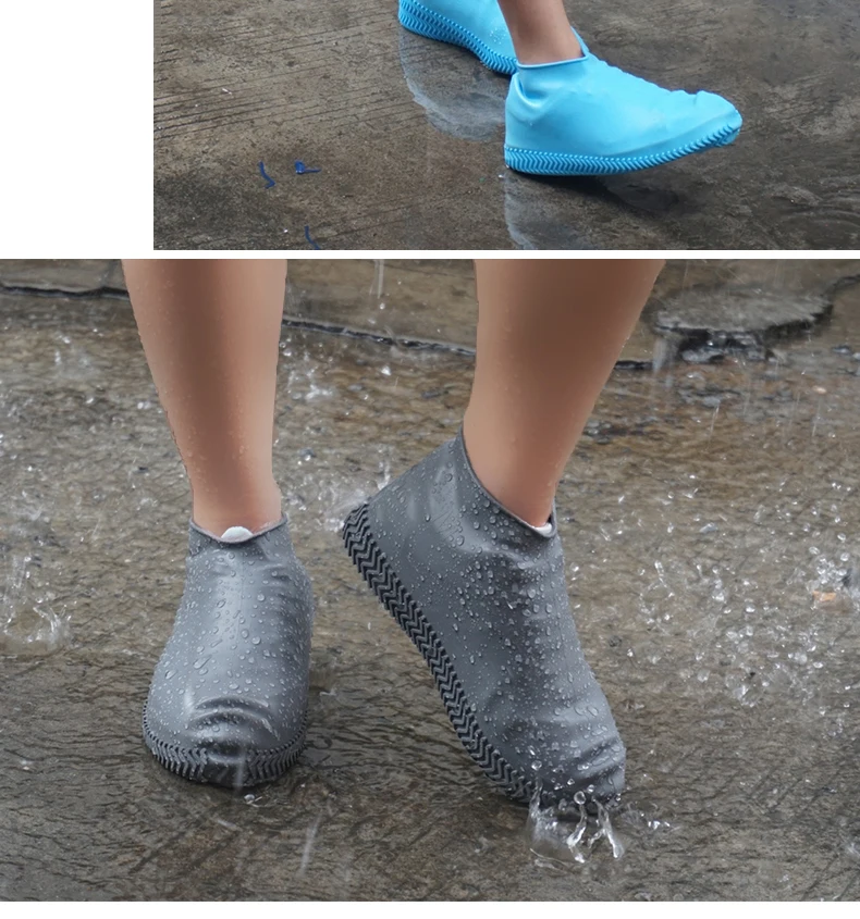 Silicone Overshoes Dustproof Waterproof  Boot Cover Protector Recyclable 
