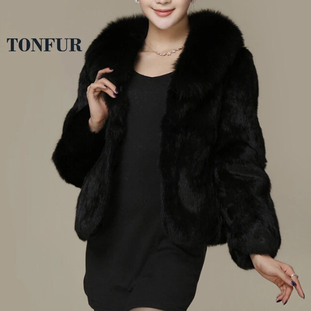 Hot Sale Luxury Genuine Natural Full Pelt Rabbit Fur Coat with Big Real Fox Fur Collar Whole Skin Rabbit Fur Waistcoat FP964
Hot Sale Luxury Genuine Natural Full Pelt Rabbit Fur Coat with Big Real Fox Fur Collar Whole Skin Rabbit Fur Waistcoat FP964