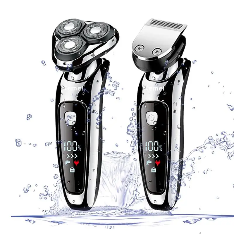 2 in 1 kemei electric shaver washable 3D electric razor rechargeable trimmer face men shaving machine grooming kit beard shaver
2 in 1 kemei electric shaver washable 3D electric razor rechargeable trimmer face men shaving machine grooming kit beard shaver
