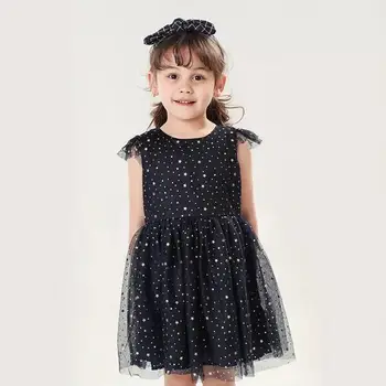 Girl Dress Korean Fashion Cotton Star Print Mesh Kids Dresses for Girls Flying Sleeve Kids Clothing Infant Princesses Dresses
Girl Dress Korean Fashion Cotton Star Print Mesh Kids Dresses for Girls Flying Sleeve Kids Clothing Infant Princesses Dresses