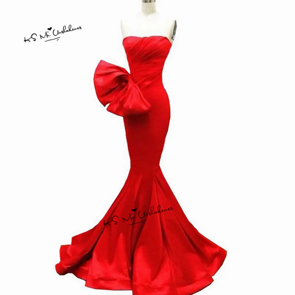 New Year Red Evening Dresses Long Cheap Formal Evening Gowns Bow Abiti da Cerimonia da Sera Mermaid Simple Prom Party Dress
New Year Red Evening Dresses Long Cheap Formal Evening Gowns Bow Abiti da Cerimonia da Sera Mermaid Simple Prom Party Dress