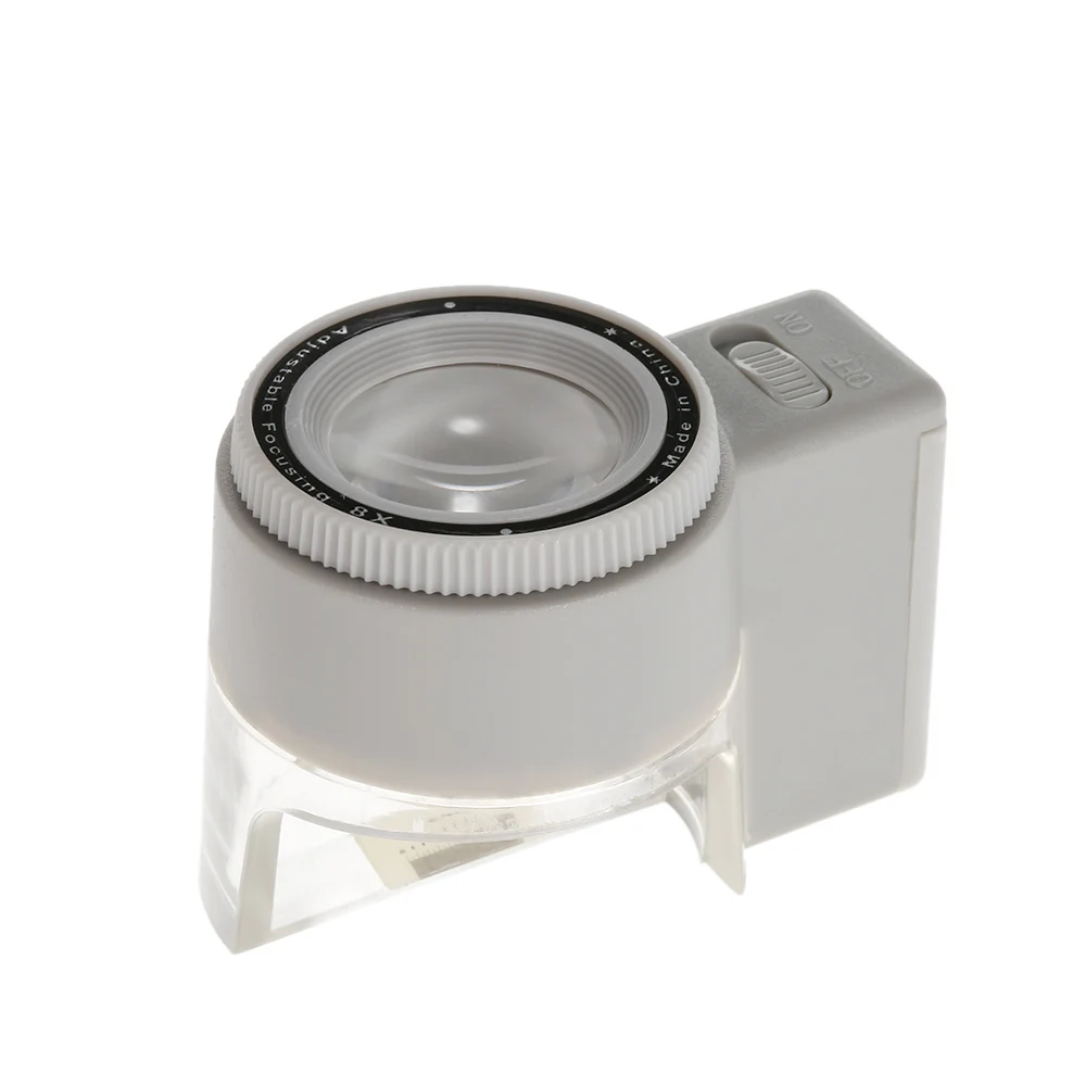 8X Adjustable Magnifier Loupe Lens Illuminated Stand microscope magnifying glass with LED Light Scale Magnifying Tool lupa
8X Adjustable Magnifier Loupe Lens Illuminated Stand microscope magnifying glass with LED Light Scale Magnifying Tool lupa