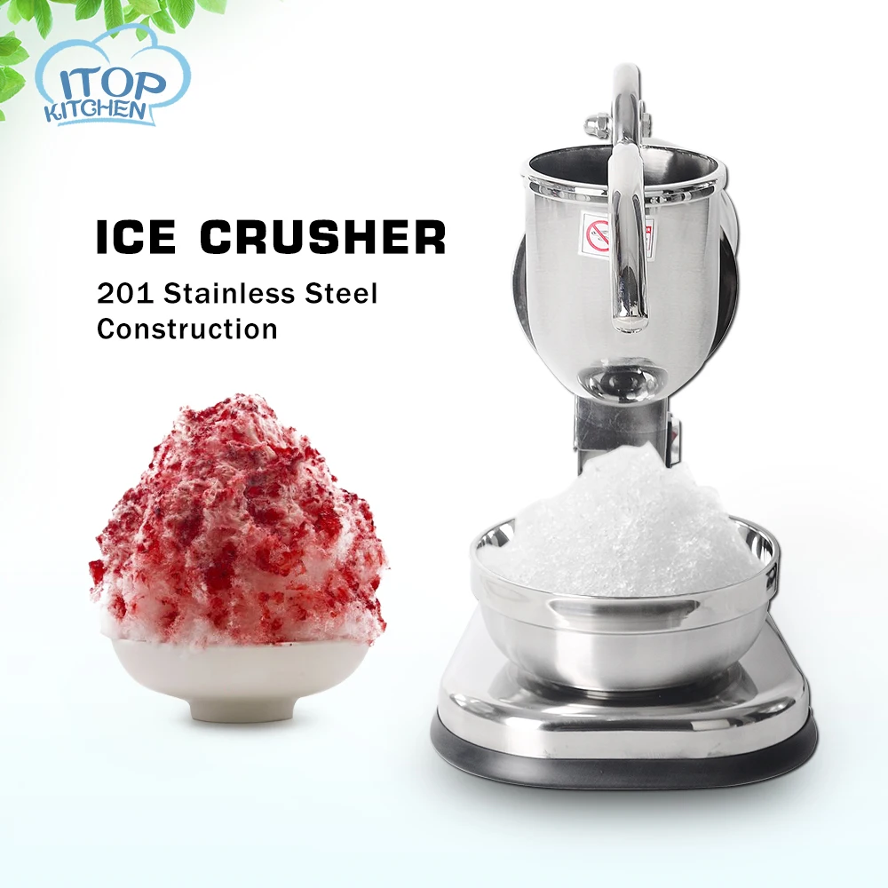 Commercial Electric Ice Crusher Shaver Machine Snow Cone Maker Shaved Ice Sliced Fruit Stainless Steel Blender
Commercial Electric Ice Crusher Shaver Machine Snow Cone Maker Shaved Ice Sliced Fruit Stainless Steel Blender