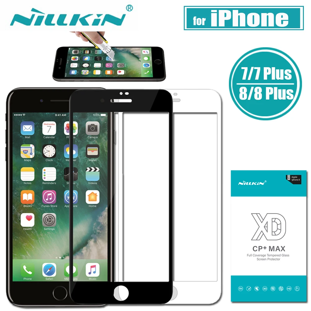 for iPhone 8 7 Plus Tempered Glass Screen Protector Nillkin XD CP+MAX Nano Full Coverage Clear Glass Flim for Apple iPhone 8 7
for iPhone 8 7 Plus Tempered Glass Screen Protector Nillkin XD CP+MAX Nano Full Coverage Clear Glass Flim for Apple iPhone 8 7