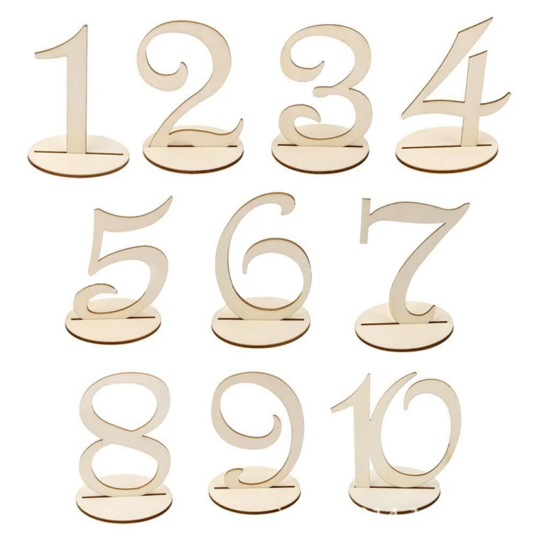 10cm Wooden Table Numbers 1-10/11-20 Base Set Wedding Birthday Party Wedding Table Decoration Number Holder Party
10cm Wooden Table Numbers 1-10/11-20 Base Set Wedding Birthday Party Wedding Table Decoration Number Holder Party