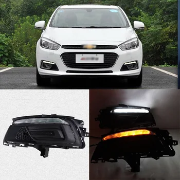 Ownsun New Updated LED Daytime Running Lights DRL With Black Fog Light Cover For Chevrolet Cruze 2015 
Ownsun New Updated LED Daytime Running Lights DRL With Black Fog Light Cover For Chevrolet Cruze 2015
