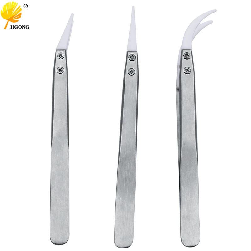 Anti-static Ultra Precision Stainless Tweezers for Eyelash Extension Anti Acid ESD Tweezer
Anti-static Ultra Precision Stainless Tweezers for Eyelash Extension Anti Acid ESD Tweezer