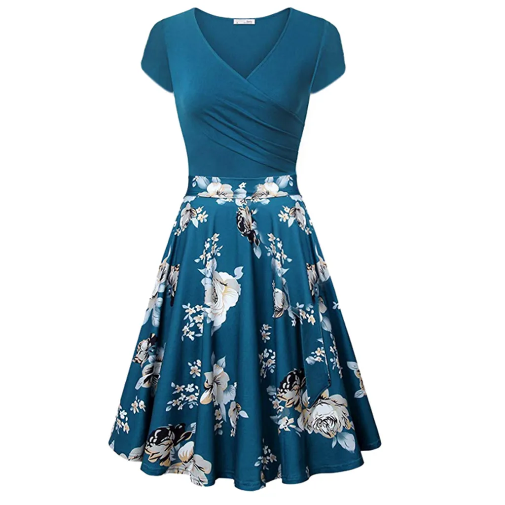 JAYCOSIN 2019 New Summer Women Dresses Sexy Blue Short Sleeve Cross V-Neck Vintage Elegant Draped A-Line jersey Sundress 9042936
JAYCOSIN 2019 New Summer Women Dresses Sexy Blue Short Sleeve Cross V-Neck Vintage Elegant Draped A-Line jersey Sundress 9042936