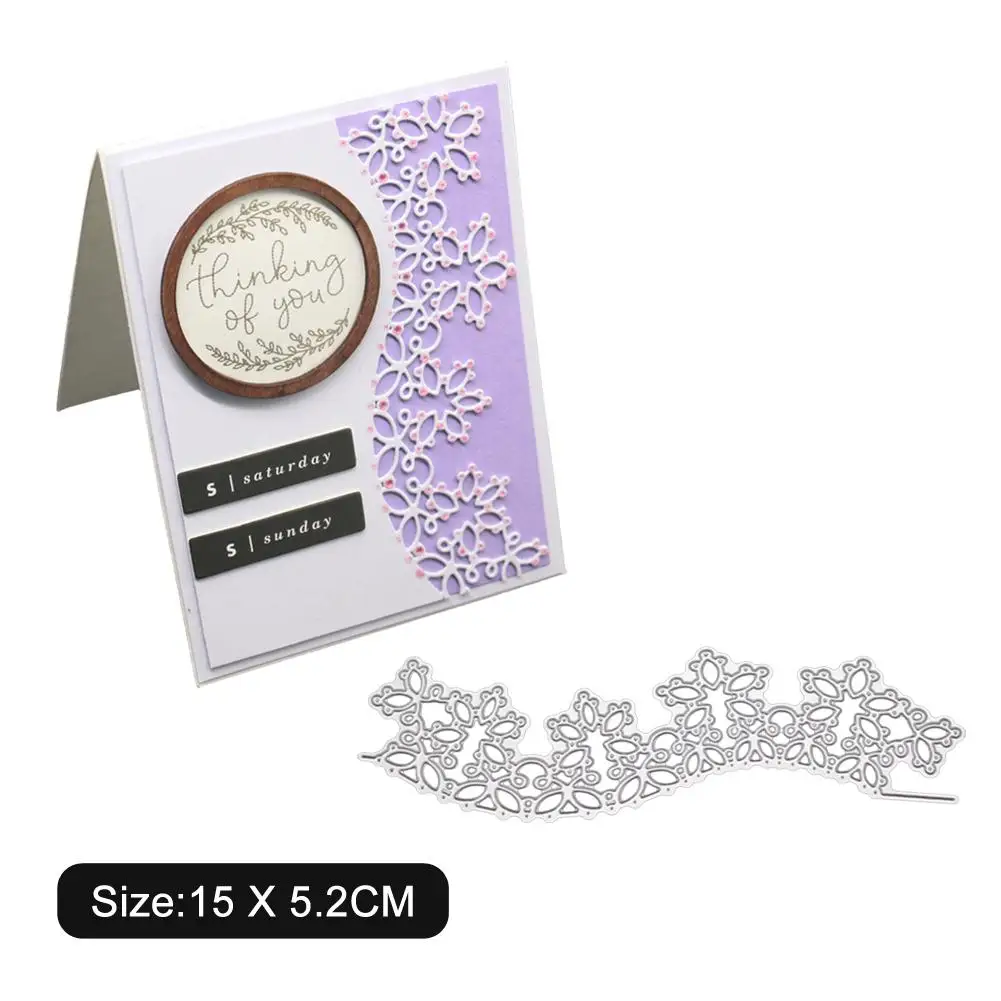 AsyPets DIY Etched Carbon Steel Cutting Dies Scrapbook Background Invitation Lace/Greeting Card Decor
AsyPets DIY Etched Carbon Steel Cutting Dies Scrapbook Background Invitation Lace/Greeting Card Decor