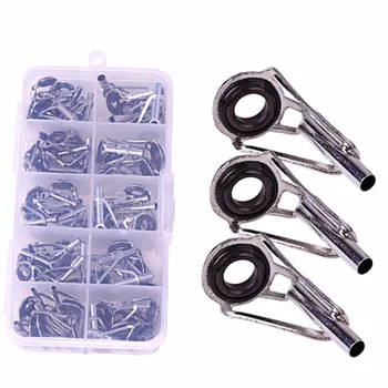 80pcs Telescopic Fishing Rod Guide Tip Repair Kit Rod DIY Eye Rings Fishing Rod Guide Fishing Tackle with Box
80pcs Telescopic Fishing Rod Guide Tip Repair Kit Rod DIY Eye Rings Fishing Rod Guide Fishing Tackle with Box