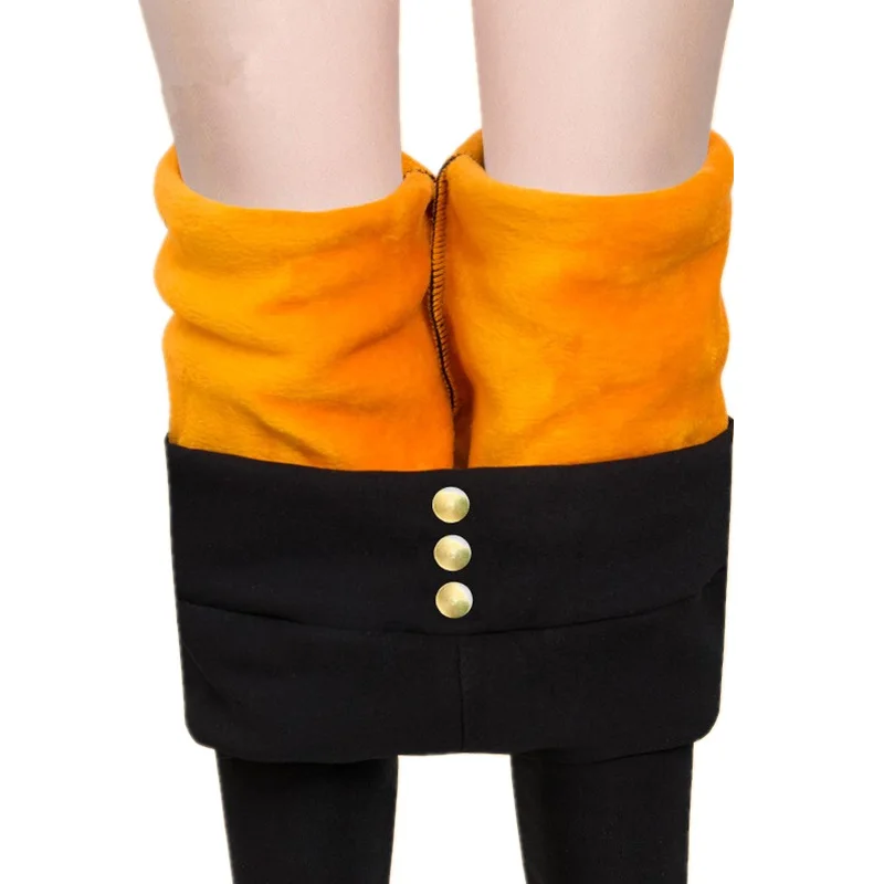 Plus Size Winter Pants Women's Velvet Thick Cashmere Trousers For Women Three Button Slim Pencil Pants Female Warm D266 
Plus Size Winter Pants Women's Velvet Thick Cashmere Trousers For Women Three Button Slim Pencil Pants Female Warm D266