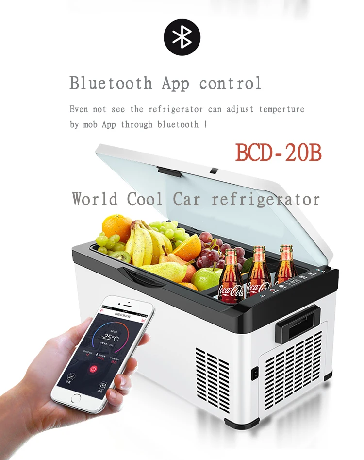 20L camping AC/DC Car Fridge ice box Car Refrigerator Cooler Compressor for Car Picnic mini fridge car Freezer -18~10 Degrees
20L camping AC/DC Car Fridge ice box Car Refrigerator Cooler Compressor for Car Picnic mini fridge car Freezer -18~10 Degrees