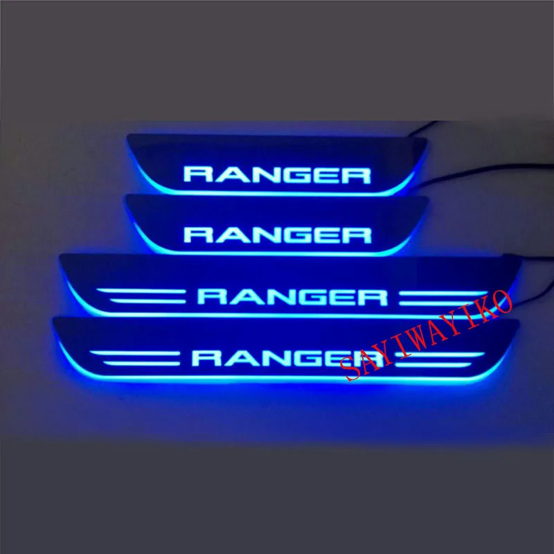 FIT FOR RANGRE LED scuff plate door sills entry guards covers for Ranger T6 T7 XLT 2012-2017 car styling auto accessories
FIT FOR RANGRE LED scuff plate door sills entry guards covers for Ranger T6 T7 XLT 2012-2017 car styling auto accessories