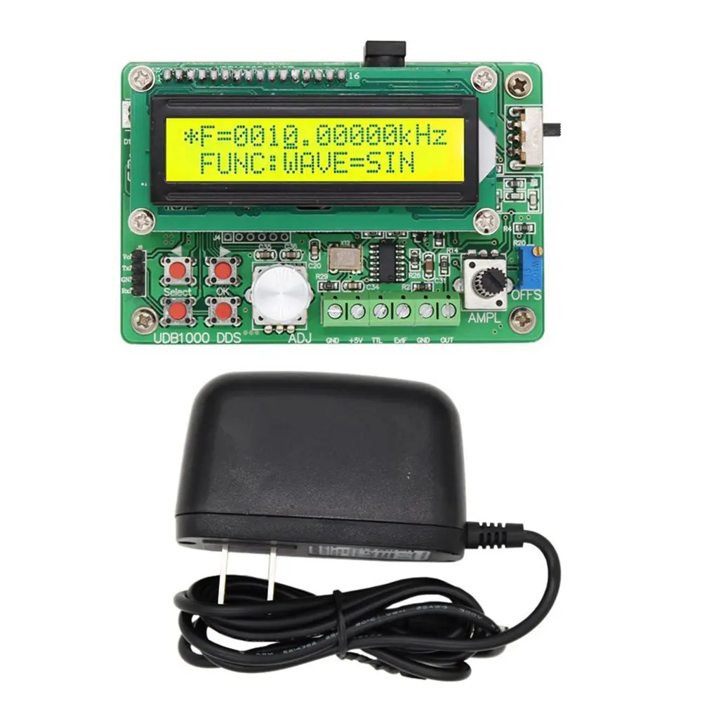 UDB1000 Series 1002S DDS Signal Source Signal Generator with 60MHz Frequency Meter Sweep Module (with sweep and communication)
UDB1000 Series 1002S DDS Signal Source Signal Generator with 60MHz Frequency Meter Sweep Module (with sweep and communication)