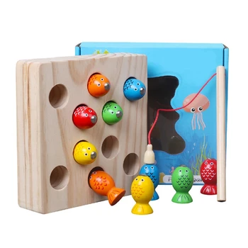 Children Wooden Toys Magnetic Games Fishing Toy Game Kids 3D Fish Baby Kids Educational Toys Outdoor Funny Boys Girl
Children Wooden Toys Magnetic Games Fishing Toy Game Kids 3D Fish Baby Kids Educational Toys Outdoor Funny Boys Girl