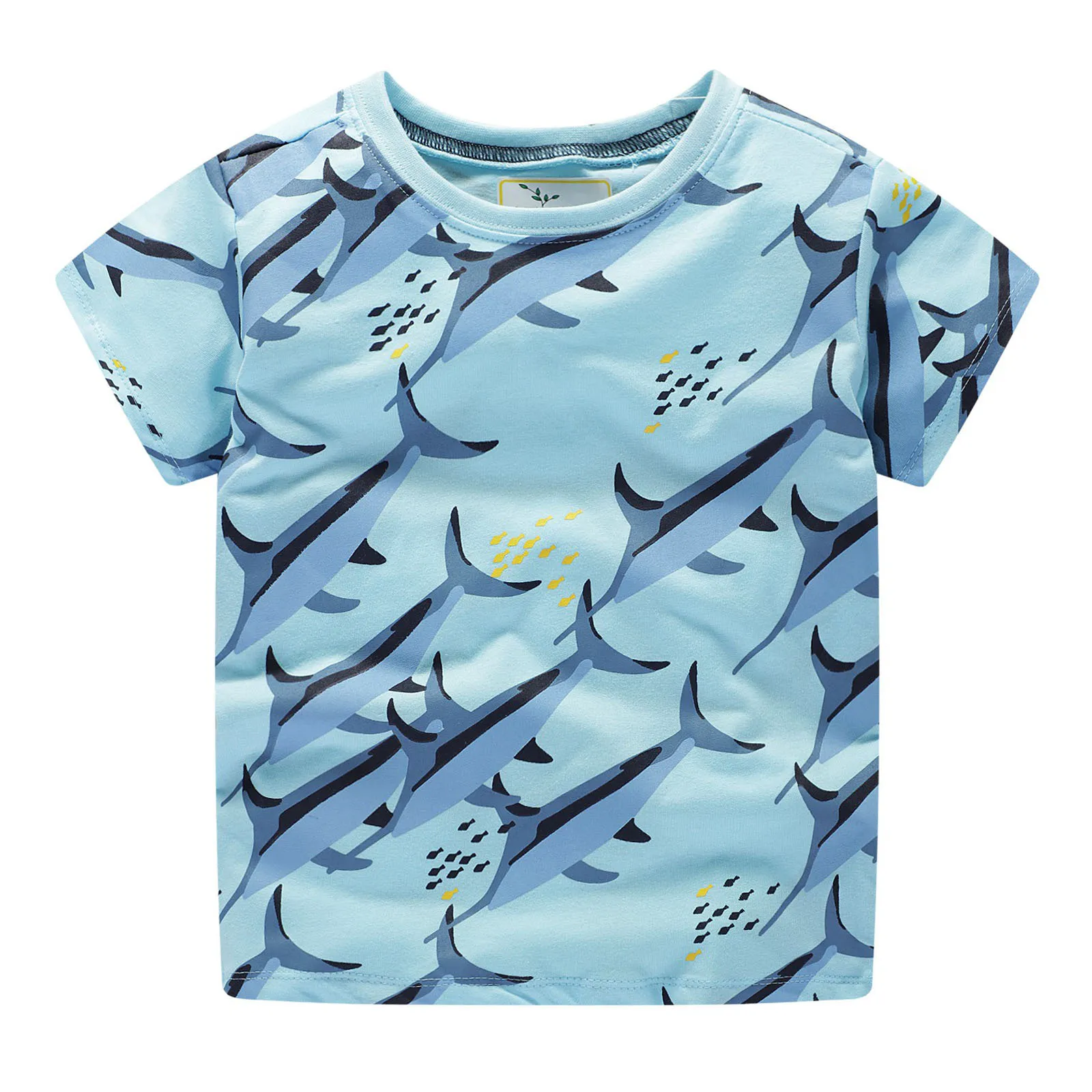 summer T-Shirts For boy Fashion dolphin print tshirts for boys Cartoon Kids Outwear children Clothes Tops 2-7 Year Boys Clothes
summer T-Shirts For boy Fashion dolphin print tshirts for boys Cartoon Kids Outwear children Clothes Tops 2-7 Year Boys Clothes