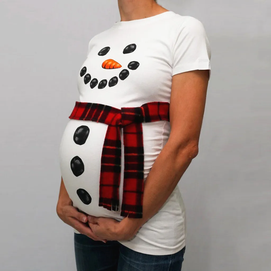 Halloween dresses Women Christmas Snowman Cartoon Maternity T Shirts Pregnancy Tee Tops Clothes maternity clothes pregnant #06
Halloween dresses Women Christmas Snowman Cartoon Maternity T Shirts Pregnancy Tee Tops Clothes maternity clothes pregnant #06