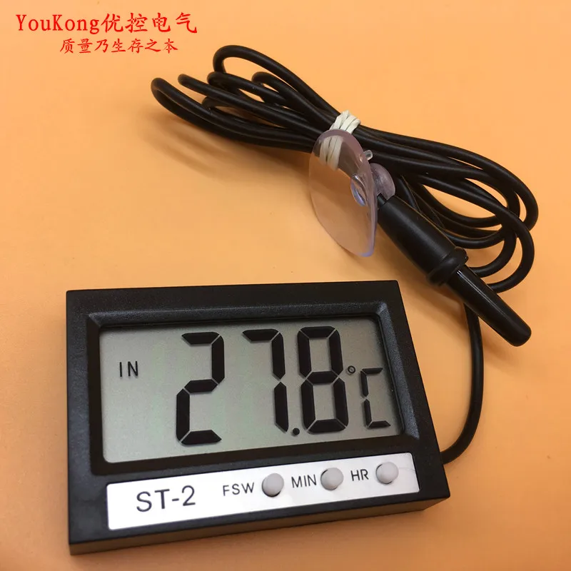 1.9" Mini Digital LCD Indoor/Outdoor temperature meter with Clock In & Out LCD Dual-Way Digital Car Thermometer & Clock ST-2
1.9" Mini Digital LCD Indoor/Outdoor temperature meter with Clock In & Out LCD Dual-Way Digital Car Thermometer & Clock ST-2