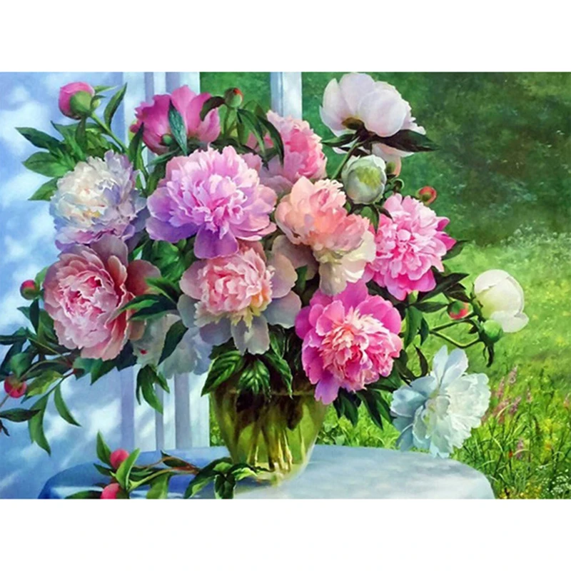 Hot Sale 3D DIY Diamond Embroidery Flowers Picture of Rhinestones Diamond Painting Cross Stitch Peony Needlework Gift Wall Decor
Hot Sale 3D DIY Diamond Embroidery Flowers Picture of Rhinestones Diamond Painting Cross Stitch Peony Needlework Gift Wall Decor