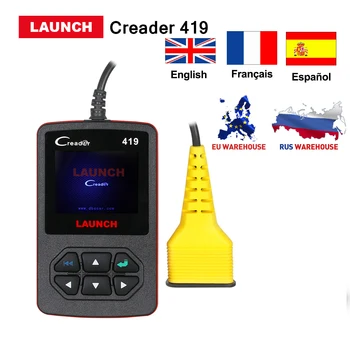 Launch Creader 419 OBDII/EOBD Code Reader Scanner CR419 Auto diagnostic Lifetime Free Upgrade same function as Creader 4001
Launch Creader 419 OBDII/EOBD Code Reader Scanner CR419 Auto diagnostic Lifetime Free Upgrade same function as Creader 4001