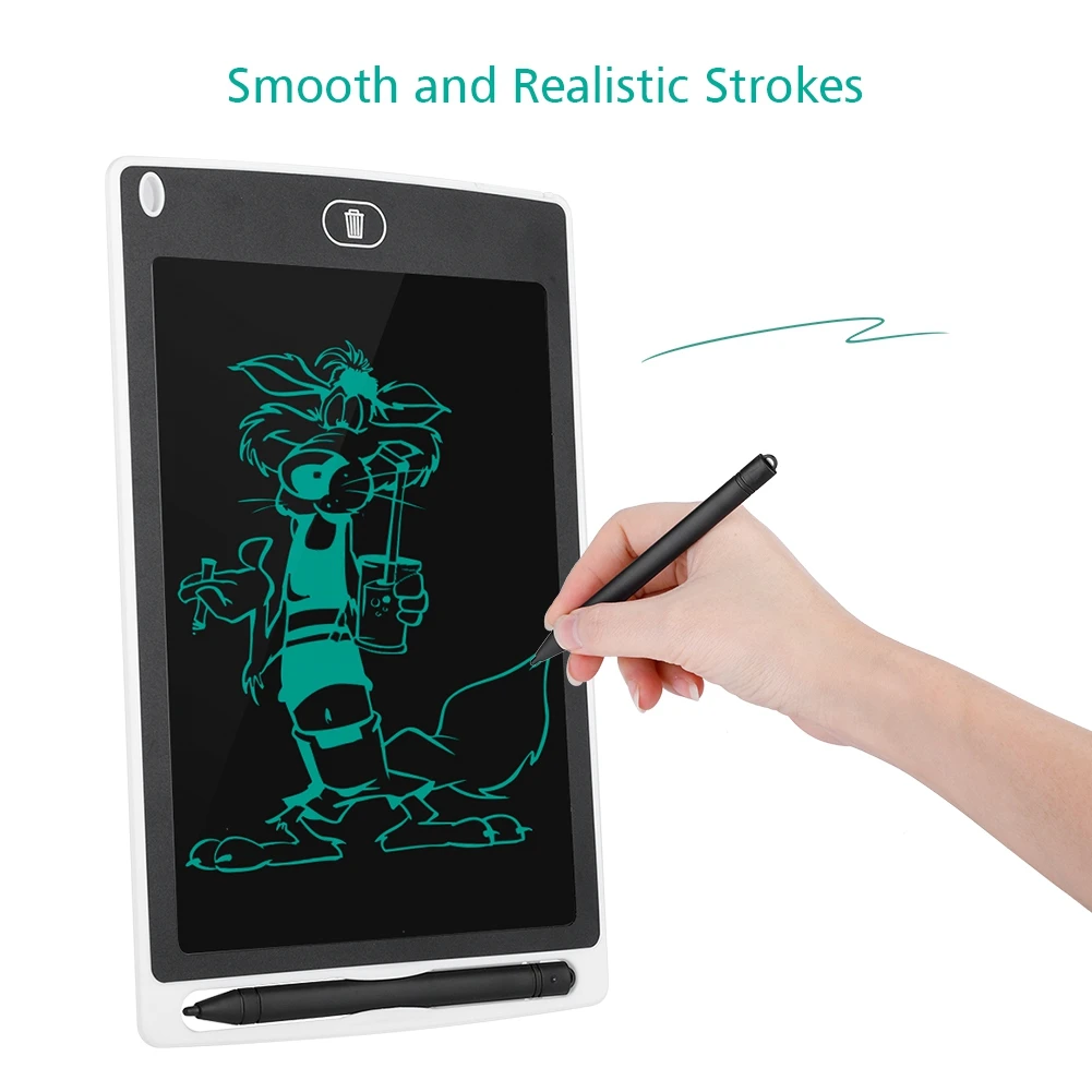 8.5inch Portable Writing Tablet Painting Smart LCD e-writing Board Hand-writing Drawing Graphics Tablet with CR2016 Battery
8.5inch Portable Writing Tablet Painting Smart LCD e-writing Board Hand-writing Drawing Graphics Tablet with CR2016 Battery