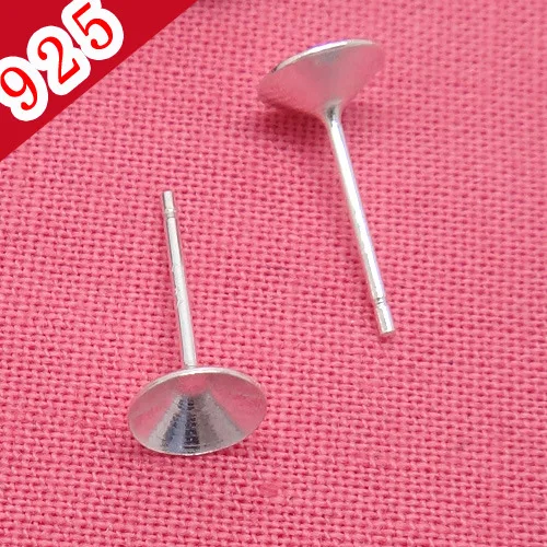 10pcs/lot 4mm/6mm 925 Sterling Silver Earrings Settings Earring Post Bowl Base Pins Settings DIY Jewelry Making
10pcs/lot 4mm/6mm 925 Sterling Silver Earrings Settings Earring Post Bowl Base Pins Settings DIY Jewelry Making