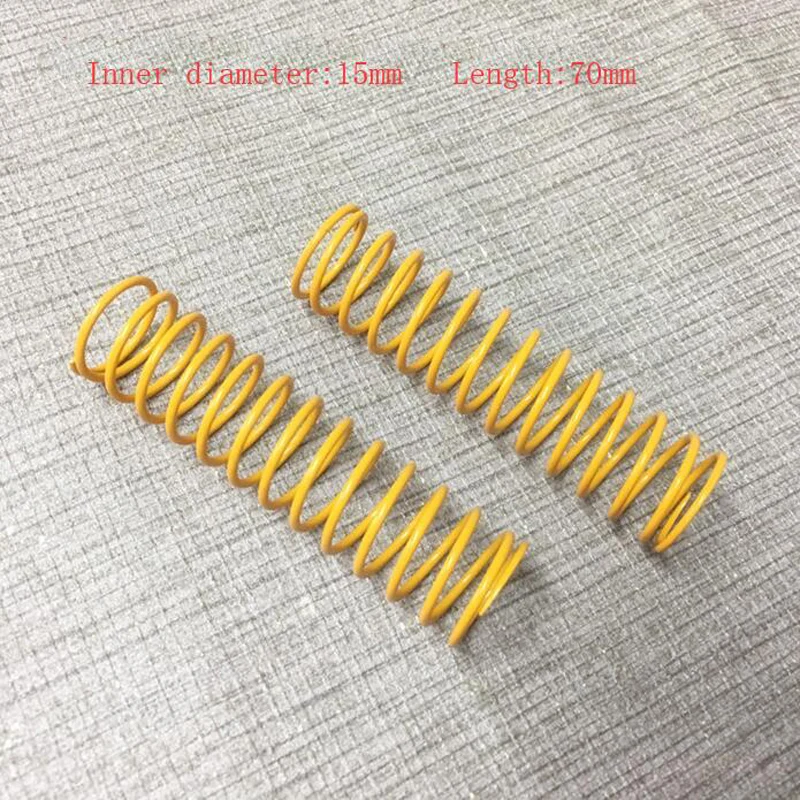 2PCS/Lot 1/10 RC Wraith Cars Shock Absorber Accessories Length 70mm Inner Diameter 15mm Spring For RC Simulated Model Cars
2PCS/Lot 1/10 RC Wraith Cars Shock Absorber Accessories Length 70mm Inner Diameter 15mm Spring For RC Simulated Model Cars