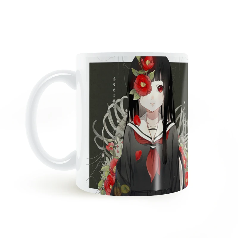 Enma Ai Jigoku Shojo Japan Anime Hell Girl Mug Coffee Milk Ceramic Cup Creative DIY Gifts Home Decor Mugs 11oz T1399
Enma Ai Jigoku Shojo Japan Anime Hell Girl Mug Coffee Milk Ceramic Cup Creative DIY Gifts Home Decor Mugs 11oz T1399