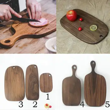 Black Walnut Cutting Board Kitchen Chopping Block Wood Cake Sushi Serving Trays Bread Fruit Pizza Tray 5 Sizes
Black Walnut Cutting Board Kitchen Chopping Block Wood Cake Sushi Serving Trays Bread Fruit Pizza Tray 5 Sizes