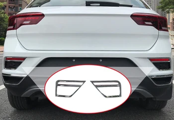 Auto Accessories 2PCS ABS Chromed Exterior Car Rear Tail Fog Light Lamp Cover Trim For VW Volkswagen T-ROC 2017 2018
Auto Accessories 2PCS ABS Chromed Exterior Car Rear Tail Fog Light Lamp Cover Trim For VW Volkswagen T-ROC 2017 2018