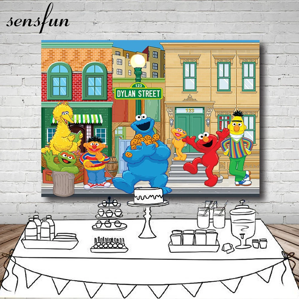 Sensfun Elmo World Shop Sesame Street Birthday Party Custom Photography Studio Background Backdrop Customized Vinyl 7x5FT
Sensfun Elmo World Shop Sesame Street Birthday Party Custom Photography Studio Background Backdrop Customized Vinyl 7x5FT