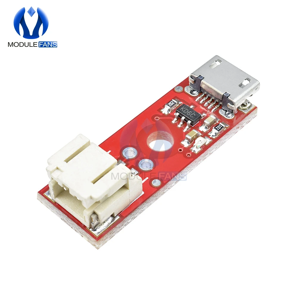 MCP73831 LiPo Charger Basic Micro USB 3.7V 500mA Lithium Battery Charger Module Micro USB Interface Charging Board Diymore
MCP73831 LiPo Charger Basic Micro USB 3.7V 500mA Lithium Battery Charger Module Micro USB Interface Charging Board Diymore