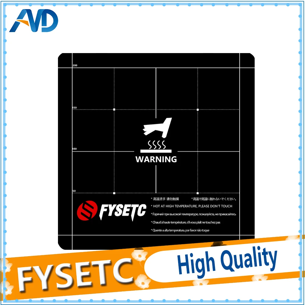 3D Printer 220x220mm Surface Heat Bed Platform Sticker for Creality Ender 3