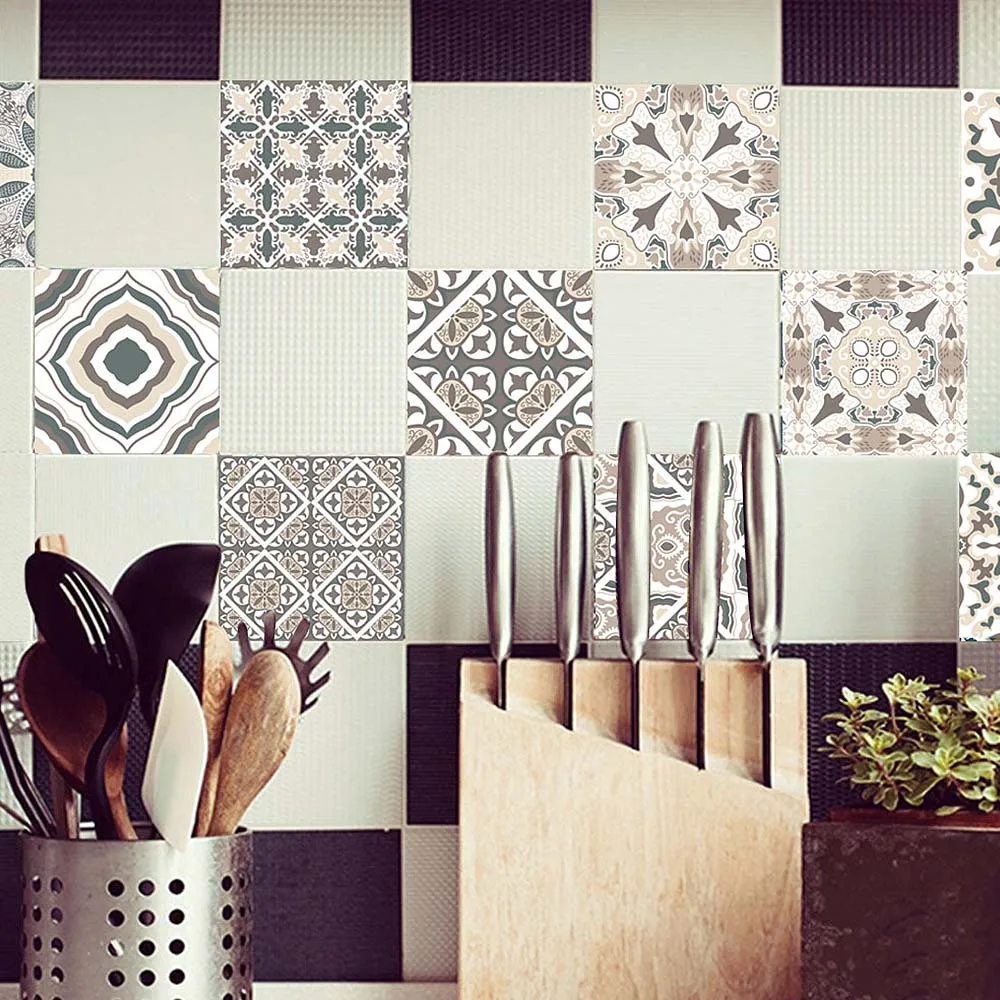 Retro Tiles Classic European Style Tile Stickers Vintage Pattern Home Decoration Adhesive Waterproof PVC Fashion Wall
Retro Tiles Classic European Style Tile Stickers Vintage Pattern Home Decoration Adhesive Waterproof PVC Fashion Wall