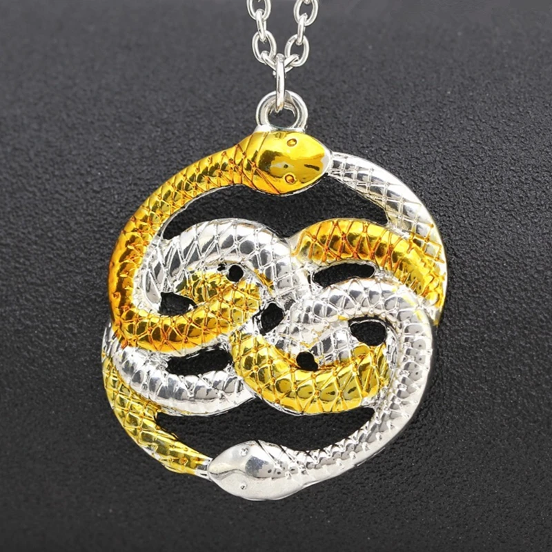 The NeverEnding Story Necklace Never Ending AURYN Ouroboros Snakes Infinity Knot Pendant Silver Gold Fashion Jewelry Wholesale
The NeverEnding Story Necklace Never Ending AURYN Ouroboros Snakes Infinity Knot Pendant Silver Gold Fashion Jewelry Wholesale