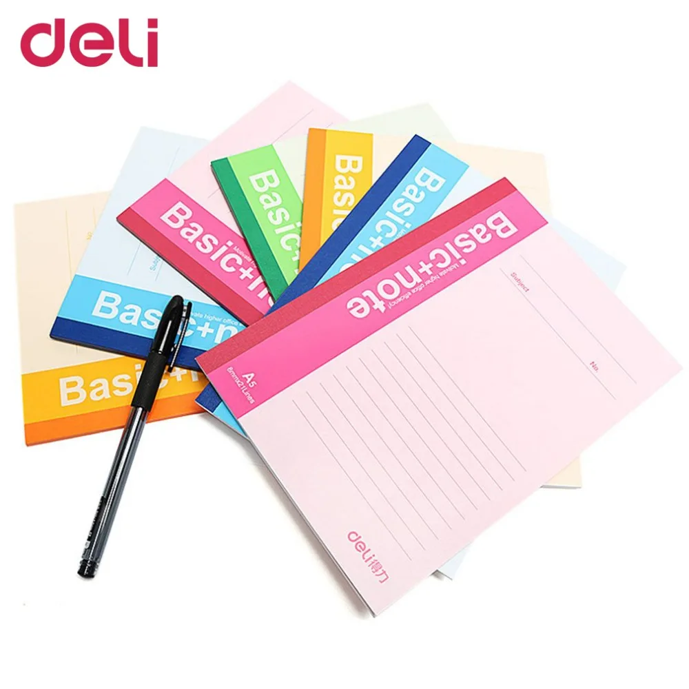 Deli A5 Notebook 30 Pages Sheets 7650 Diary Business Study Article Paper Journal Records School Office Stationery Supplies
Deli A5 Notebook 30 Pages Sheets 7650 Diary Business Study Article Paper Journal Records School Office Stationery Supplies