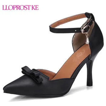 Lloprost ke 3 Colors Pointed Toe Sexy Thin High Pumps Shoes Woman Autumn Fashion Ankle Buckle Shoes Ladies Size 32-43 MY657
Lloprost ke 3 Colors Pointed Toe Sexy Thin High Pumps Shoes Woman Autumn Fashion Ankle Buckle Shoes Ladies Size 32-43 MY657
