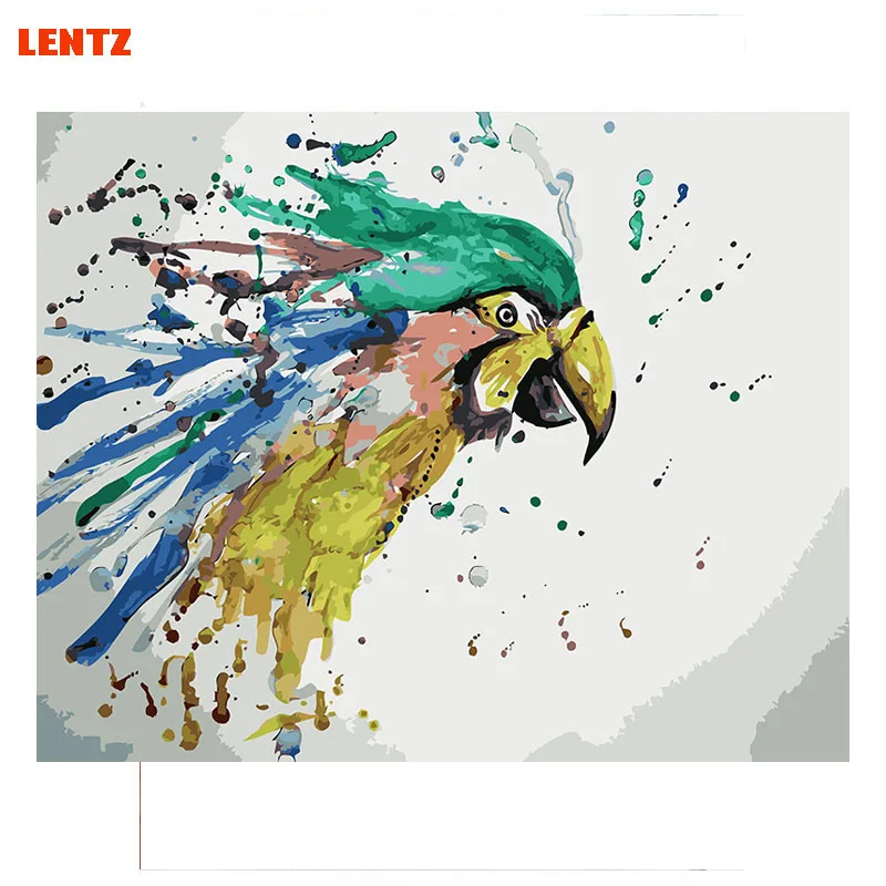 LENTZ 40*50cm Unframed Picture Painting Colorful Parrot Lucky Bird By Numbers DIY Painting Coloring Canvas Home Decor Painting
LENTZ 40*50cm Unframed Picture Painting Colorful Parrot Lucky Bird By Numbers DIY Painting Coloring Canvas Home Decor Painting
