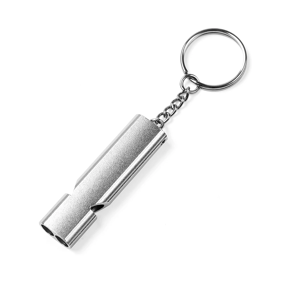 2 Pieces/Lot Double Pipe High Decibel Whistles Aluminum Alloy Outdoor Emergency Survival Whistle Camping Hiking Keychain Whistle
2 Pieces/Lot Double Pipe High Decibel Whistles Aluminum Alloy Outdoor Emergency Survival Whistle Camping Hiking Keychain Whistle
