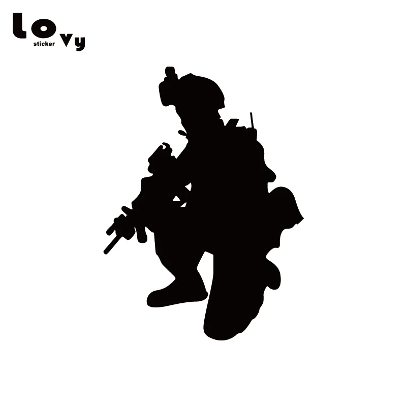 Soldier Silhouette Vinyl Vinyl Car Sticker / Decal for Car Truck Windows Door Body Decoration CA0399
Soldier Silhouette Vinyl Vinyl Car Sticker / Decal for Car Truck Windows Door Body Decoration CA0399