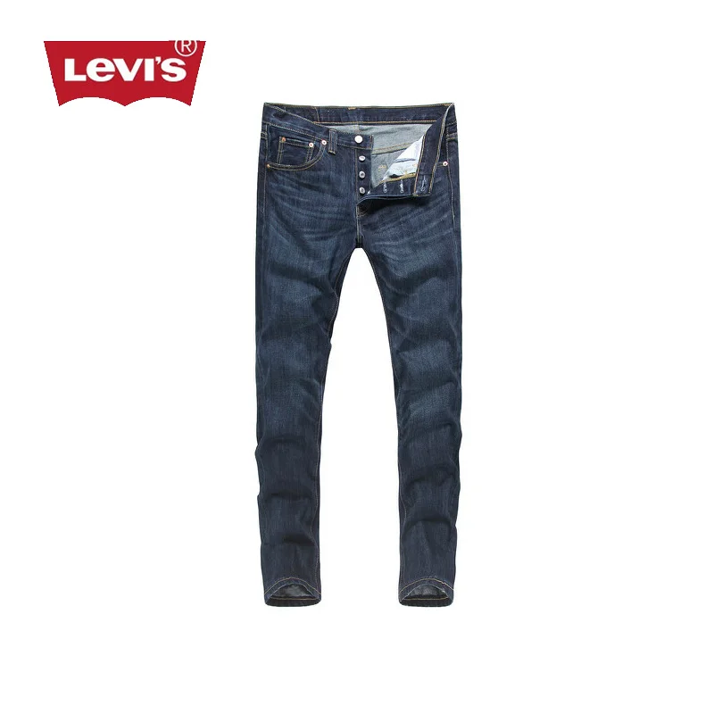 

2017 Levi's 501 series Men Skinny Jeans Men's Straight Trousers Runway Slim Racer Biker Jeans ACY786 Women jeans