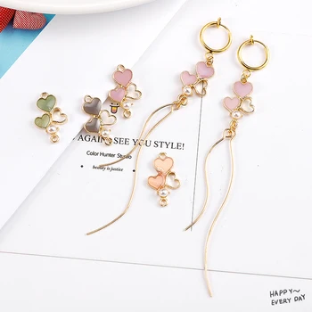 10pcs/lot 13*22mm Heart Enamel Charms Connector Earring Jewelry finding DIY Craft more fashion
10pcs/lot 13*22mm Heart Enamel Charms Connector Earring Jewelry finding DIY Craft more fashion