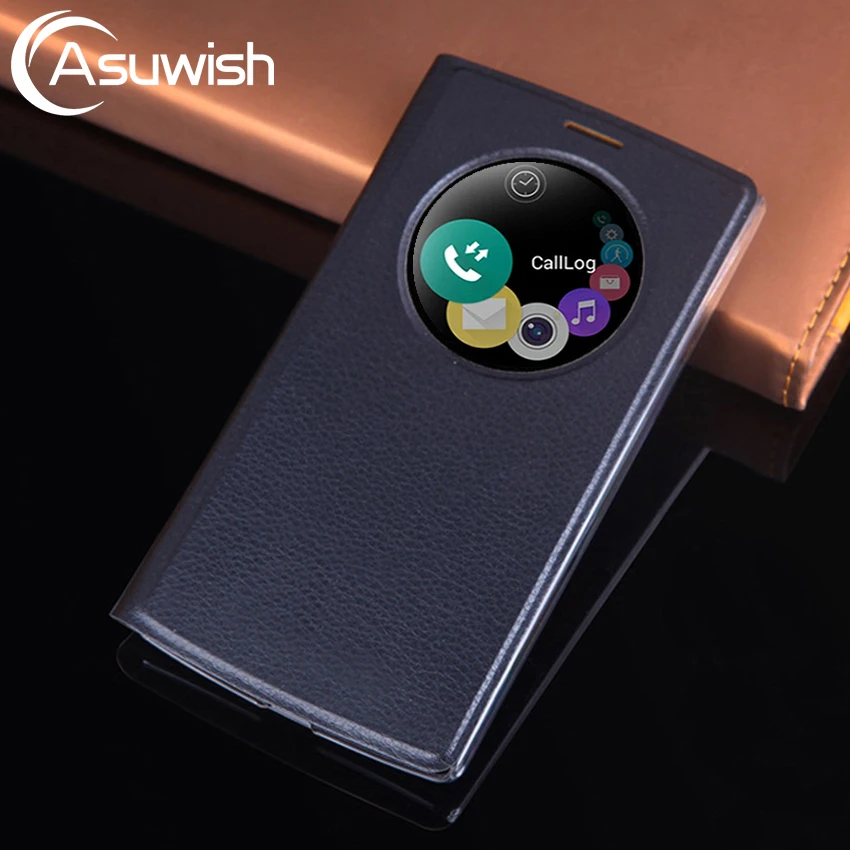 Умный кожаный чехол книжка для LG G4 Beat G4s LGG4 G 4 S H731 H735 H736 H735DS телефона с окном и