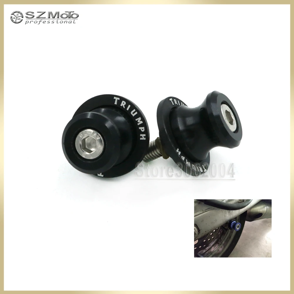 For TRIUMPH Tiger 800 2011-2016 Tiger800 Motorcycle Accessories Swingarm Spools slider M8 0.315inch stand screws With Logo
For TRIUMPH Tiger 800 2011-2016 Tiger800 Motorcycle Accessories Swingarm Spools slider M8 0.315inch stand screws With Logo