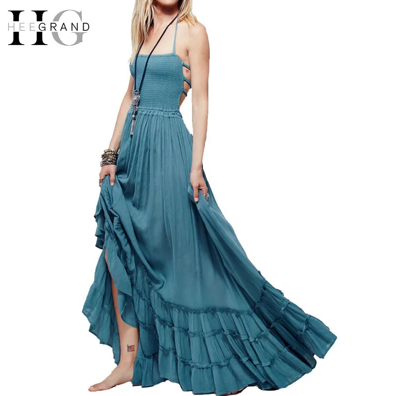 HEE GRAND Women Strapless Dresses 2018 New Summer Beach Slim Ankle-Length Halter Solid Color Sexy Backless Dress WQD874
HEE GRAND Women Strapless Dresses 2018 New Summer Beach Slim Ankle-Length Halter Solid Color Sexy Backless Dress WQD874