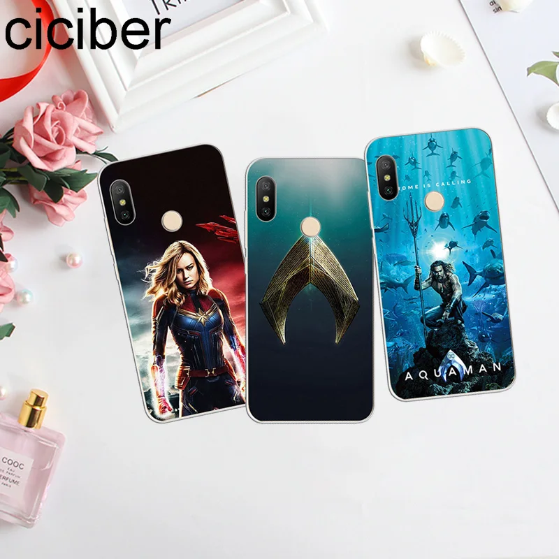 ciciber Aquaman Captain Marvel For Xiaomi For Redmi Note 7 5 6 4 3 Pro X A Soft TPU Phone Case Redmi 6 5 4 3 A X S Plus Pro S2
ciciber Aquaman Captain Marvel For Xiaomi For Redmi Note 7 5 6 4 3 Pro X A Soft TPU Phone Case Redmi 6 5 4 3 A X S Plus Pro S2