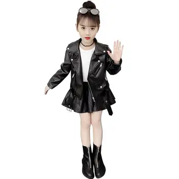 2019 New Fashion Spring Winter Children Girls PU Jackets Kids Girls Zipper Faux Leather Coat Teenage Belt Outwear Clothes W111
2019 New Fashion Spring Winter Children Girls PU Jackets Kids Girls Zipper Faux Leather Coat Teenage Belt Outwear Clothes W111